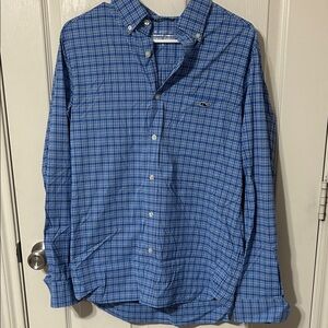 Vineyard Vines Blue Plaid Men's Shirt